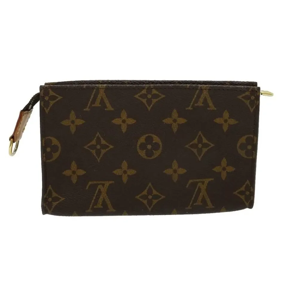 Louis Vuitton Monogram Bucket PM Accessory Pouch Brown
